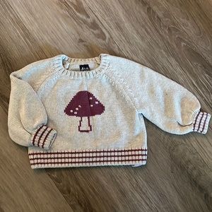 Bubble sleeve Tea sweater